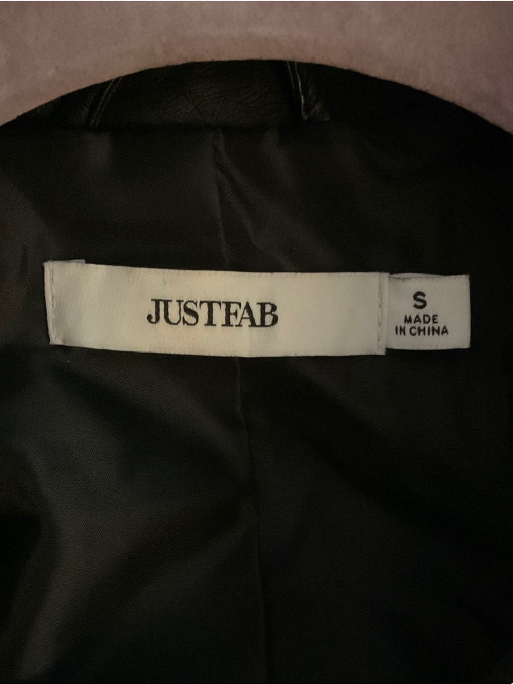 JustFab Black Studded Faux Leather Moto Jacket - Picture 6 of 7